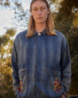 Butterfly Hemp Denim Jacket
