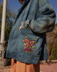 Butterfly Hemp Denim Jacket