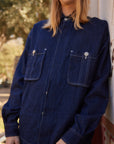 "Into the Mystic" Hemp Denim Overshirt