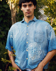 Medallion "Lazy Days" Hemp Chambray Shirt