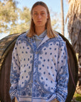 The Paisley Blanket Shirt Jacket