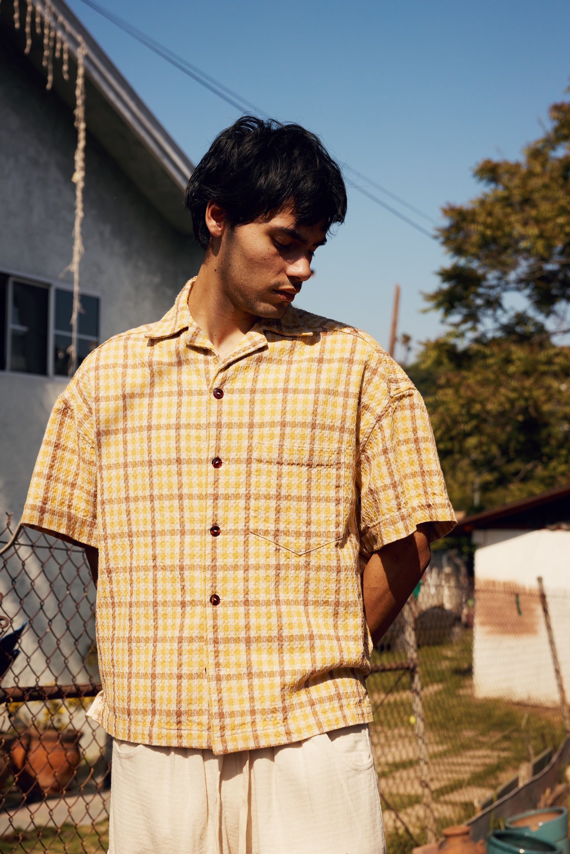 Curtain Check Camp Shirt