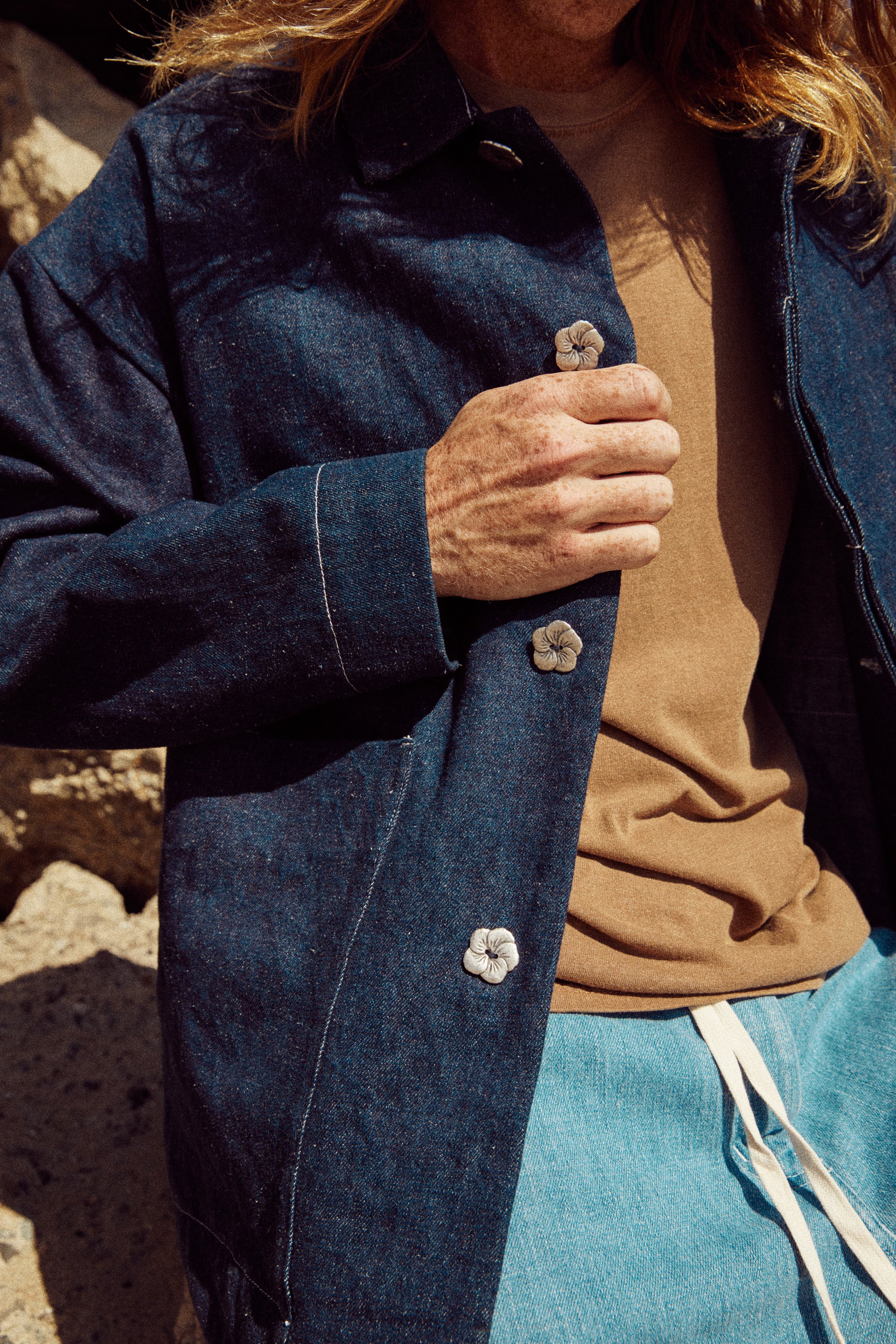 Hemp Denim Barn Jacket