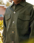 Hibiscus Sateen Overshirt