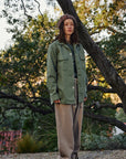 Hibiscus Sateen Overshirt