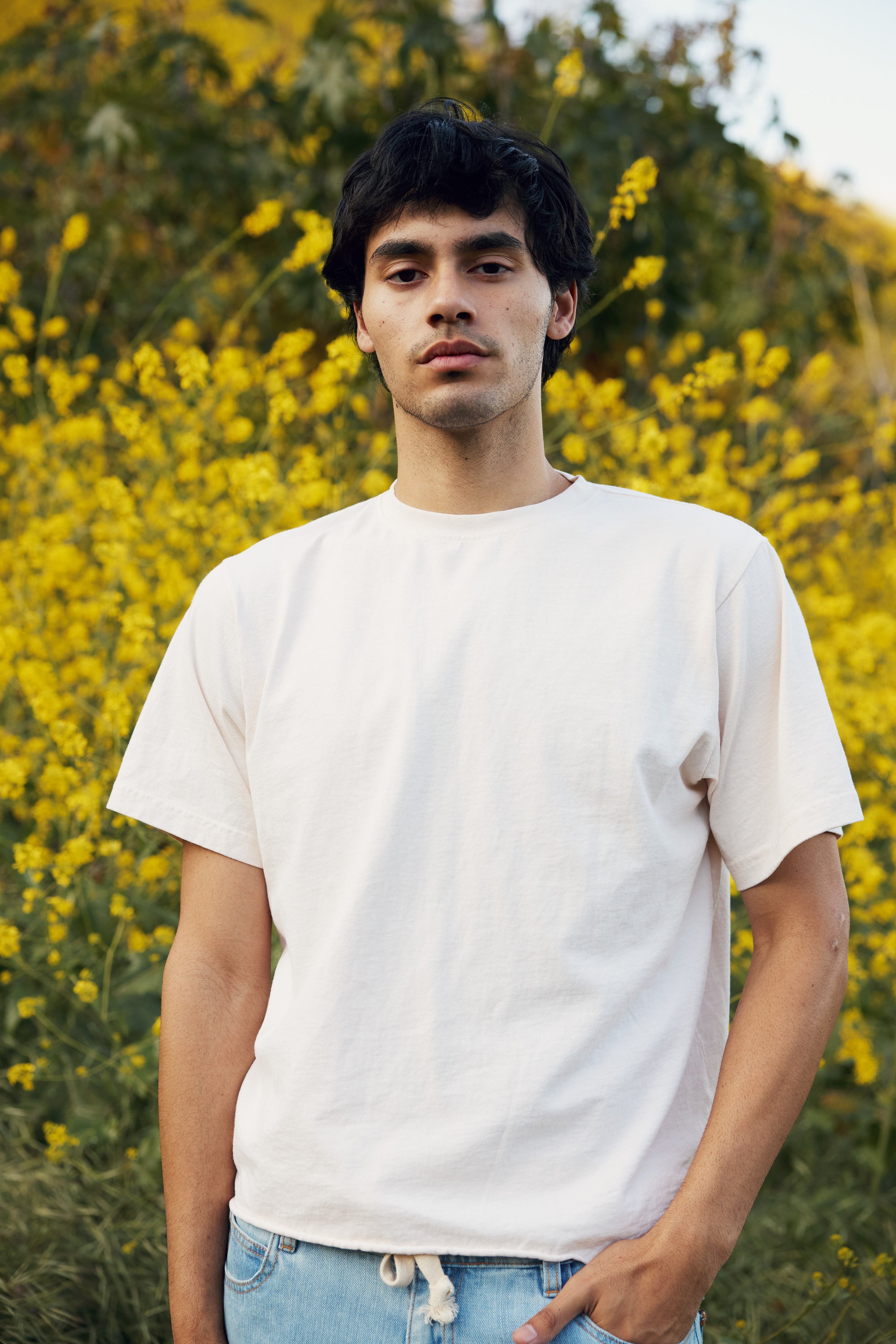 &quot;On The Farm&quot;  Raw Hem Tee