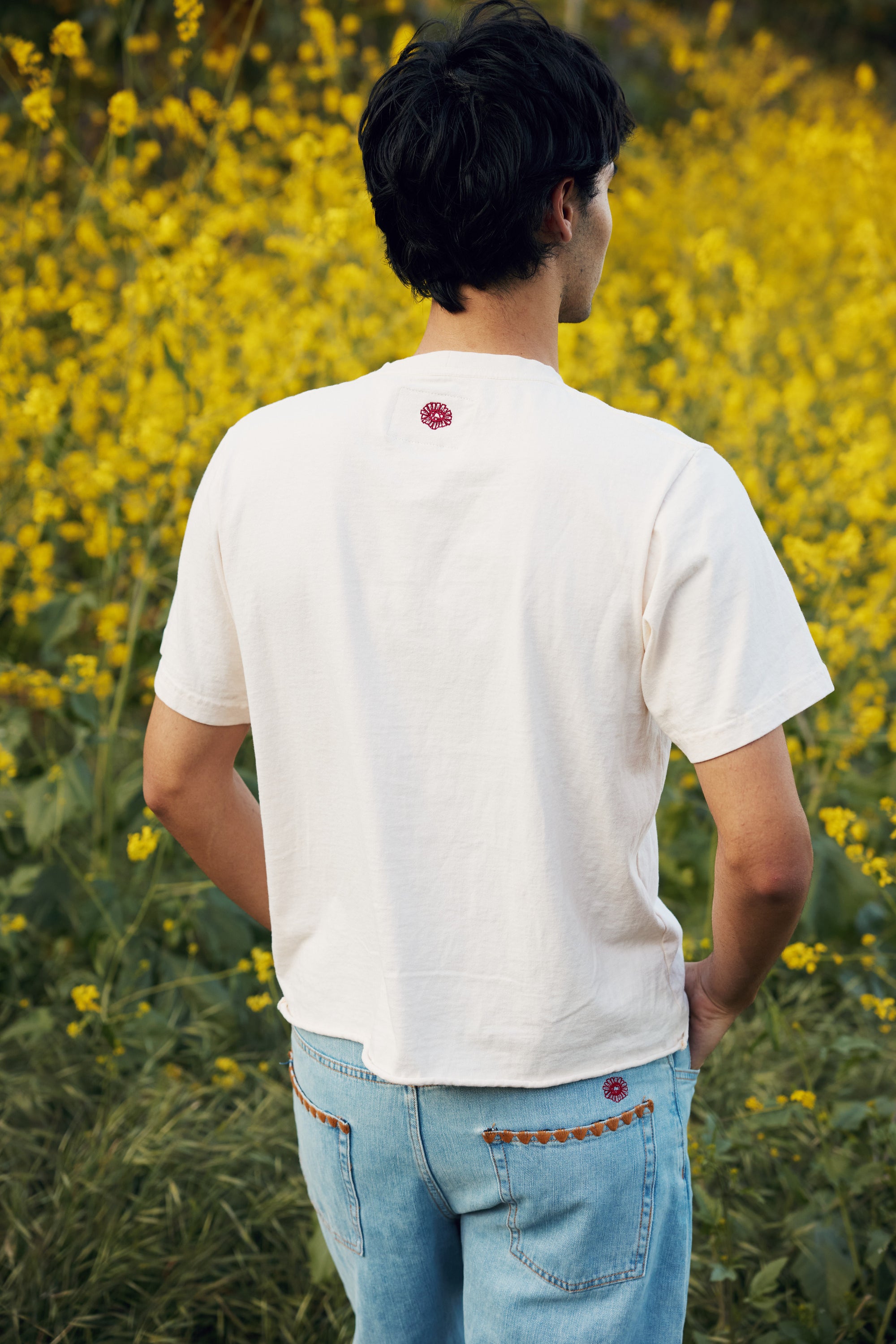 &quot;On The Farm&quot;  Raw Hem Tee