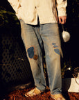 Baggy Fit Hemp Jeans - Grandma's Repair